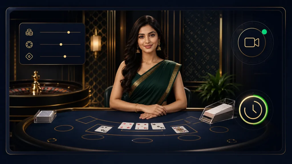 10bet India live casino card