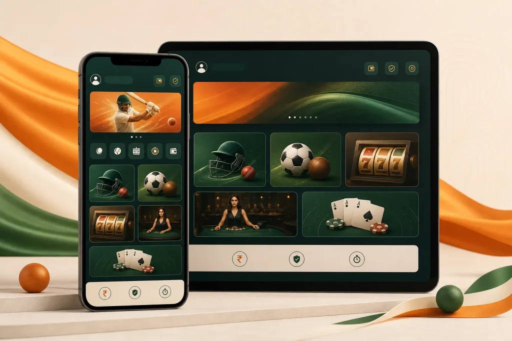 10bet India game category layout